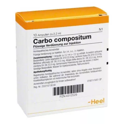 CARBO COMPOSITUM Ampullen, 10 stuks