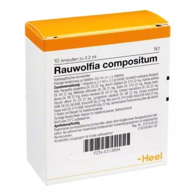 RAUWOLFIA COMPOSITUM Ampullen, 10 stuks