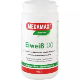 EIWEISS 100 Cappuccino Megamax poeder, 400 g