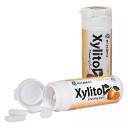 MIRADENT Xylitol kauwgom fruit, 30 stuks
