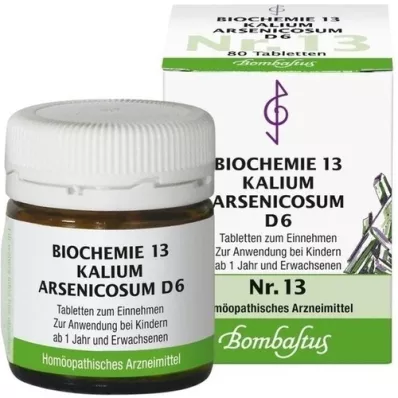 BIOCHEMIE 13 Kalium arsenicosum D 6 tabletten, 80 st