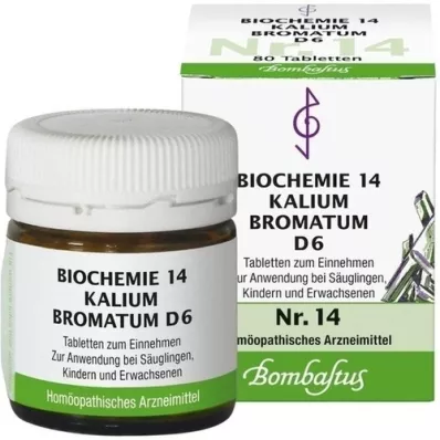 BIOCHEMIE 14 Kalium bromatum D 6 tabletten, 80 st