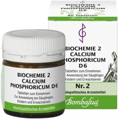 BIOCHEMIE 2 Calciumfosforicum D 6 tabletten, 80 st