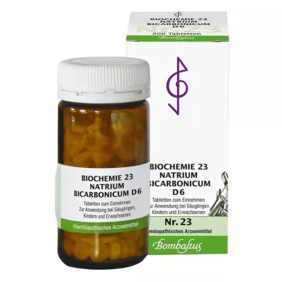 BIOCHEMIE 23 Natrium bicarbonicum D 6 tabletten, 200 st