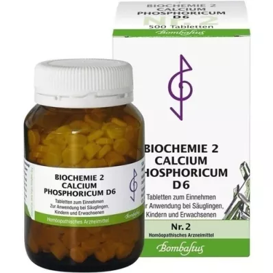 BIOCHEMIE 2 Calcium phosphoricum D 6 tabletten, 500 st