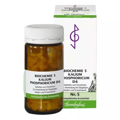 BIOCHEMIE 5 Kalium phosphoricum D 6 tabletten, 200 st BIOCHEMIE 5 Kalium phosphoricum D 6 tabletten, 200 st