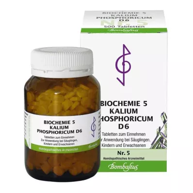 BIOCHEMIE 5 Kalium phosphoricum D 6 tabletten, 500 st BIOCHEMIE 5 Kalium phosphoricum D 6 tabletten, 500 st