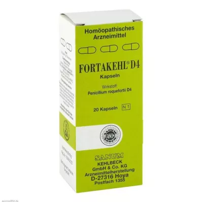 FORTAKEHL D 4 Capsules, 20 Capsules
