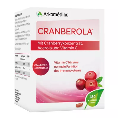 CRANBEROLA Capsules, 180 stuks CRANBEROLA Capsules, 180 stuks