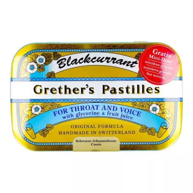 GRETHERS Zwarte Bes Goud zh.Past.tin, 440 g