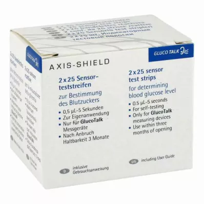 GLUCO TALK BZ-Strips Teststrips, 2X25 stuks GLUCO TALK BZ-Strips Teststrips, 2X25 stuks