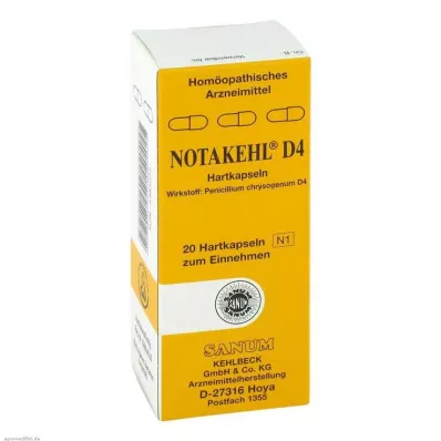 NOTAKEHL D 4 Capsules, 20 Capsules NOTAKEHL D 4 Capsules, 20 Capsules