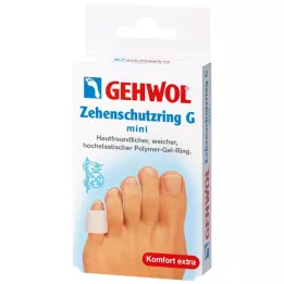 GEHWOL Polymeer gel teenbeschermingsring G mini, 2 stuks