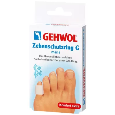 GEHWOL Polymeer gel teenbeschermingsring G mini, 2 stuks GEHWOL Polymeer gel teenbeschermingsring G mini, 2 stuks