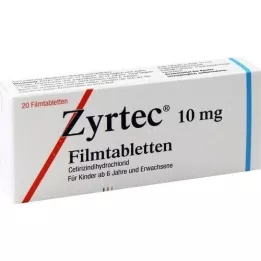 ZYRTEC Filmomhulde tabletten, 20 stuks