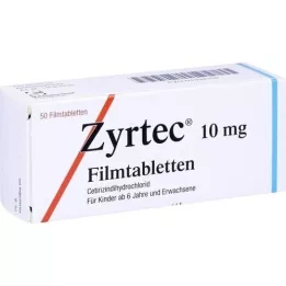 ZYRTEC Filmomhulde tabletten, 50 stuks