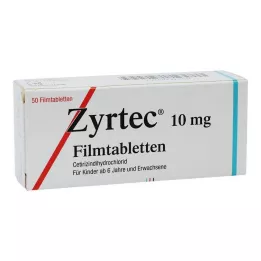 ZYRTEC Filmomhulde tabletten, 50 stuks