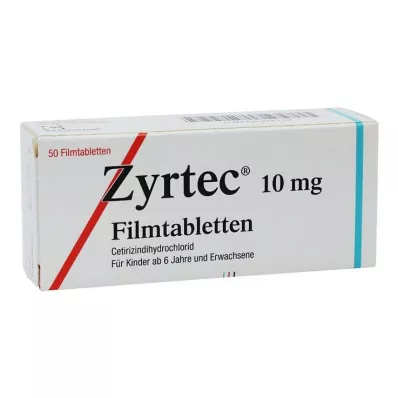 ZYRTEC Filmomhulde tabletten, 50 stuks