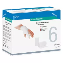 HÖGA-MUBILAST Fixatieverband 6 cmx4 w.cellofaan, 1 st