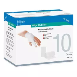 HÖGA-MUBILAST Fixatieverband 10 cmx4 w.cellofaan, 1 st