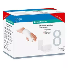 HÖGA-MUBILAST Fixatieverband 8 cmx4 m zonder cellofaan, 20 stuks