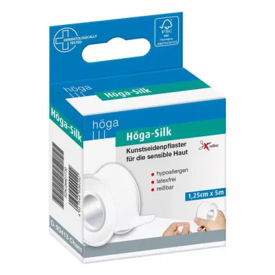 HÖGA-SILK Gips 1,25 cmx5 m, 1 st HÖGA-SILK Gips 1,25 cmx5 m, 1 st