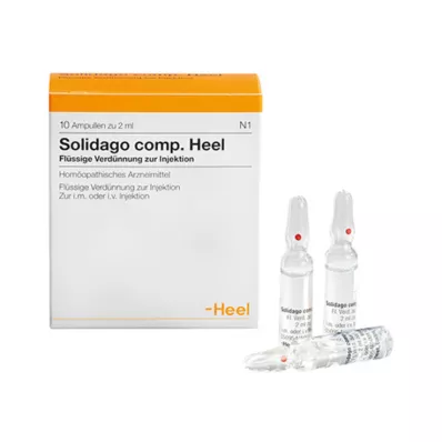 SOLIDAGO COMP.Hielampullen, 10 stuks SOLIDAGO COMP.Hielampullen, 10 stuks