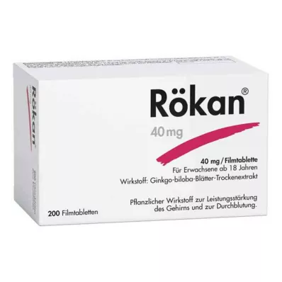 RÖKAN 40 mg filmomhulde tabletten, 200 stuks