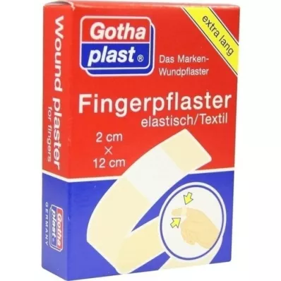 GOTHAPLAST Vingerverband 2x12 cm elastisch, 5X2 stuks