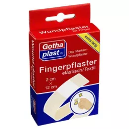 GOTHAPLAST Vingerverband 2x12 cm elastisch, 5X2 stuks
