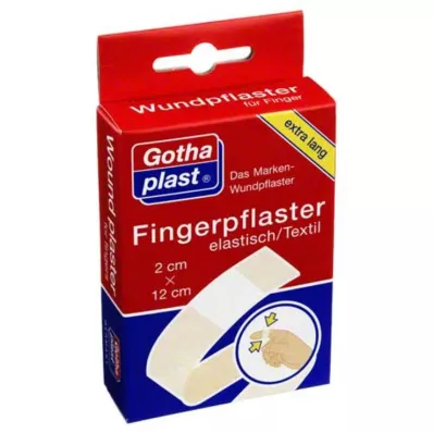 GOTHAPLAST Vingerverband 2x12 cm elastisch, 5X2 stuks