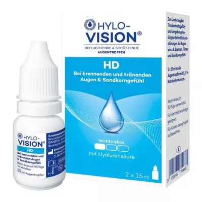 HYLO-VISION HD Oogdruppels, 2X15 ml HYLO-VISION HD Oogdruppels, 2X15 ml