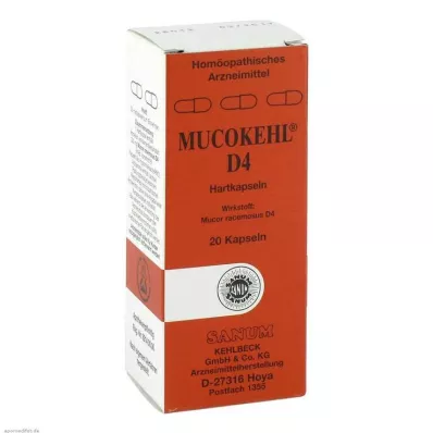 MUCOKEHL Capsules D 4, 20 stuks
