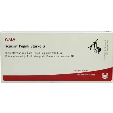 ISCUCIN populi Sterkte G Ampullen, 10X1 ml