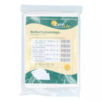 BETTSCHUTZEINLAGE Folie 60x90 cm wit, 1 st