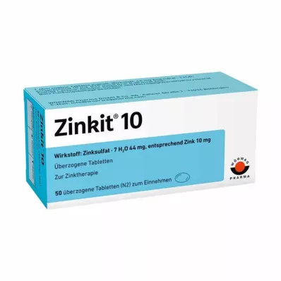 ZINKIT 10 omhulde tabletten, 100 stuks ZINKIT 10 omhulde tabletten, 100 stuks