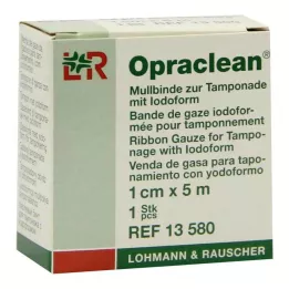 OPRACLEAN Gaasverband voor tampon met jodoform 1 cm x 5 m, 1 st