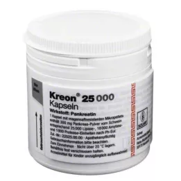 KREON 25.000 harde doppen met enteric-coated pellets, 100 stuks