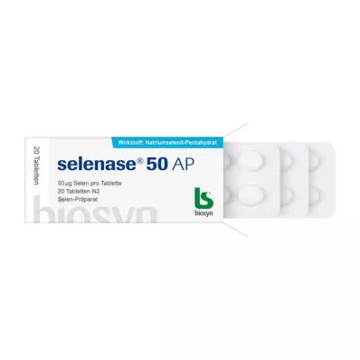 SELENASE 50 AP tabletten, 20 stuks SELENASE 50 AP tabletten, 20 stuks