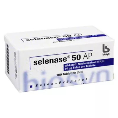 SELENASE 50 AP tabletten, 100 stuks SELENASE 50 AP tabletten, 100 stuks