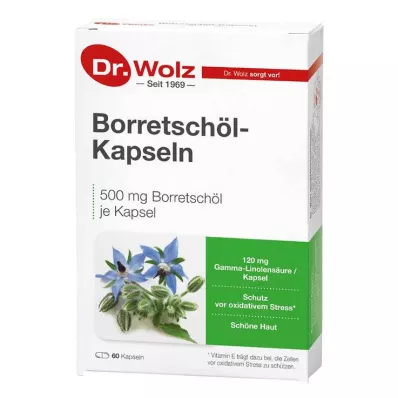 BORRETSCHÖL KAPSELN Dr.Wolz, 60 stuks BORRETSCHÖL KAPSELN Dr.Wolz, 60 stuks