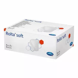 ROLTA Zacht synthetisch katoenen verband 6 cm x 3 m, 6 stuks