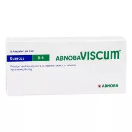 ABNOBAVISCUM Quercus D 6 Ampullen, 8 stuks