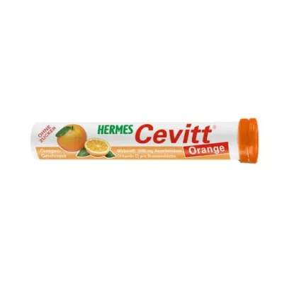 HERMES Cevitt Oranje bruistabletten, 20 stuks