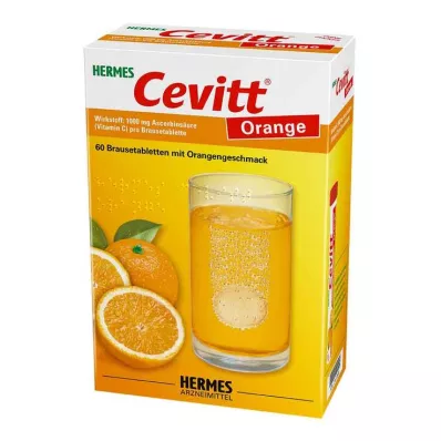 HERMES Cevitt Oranje bruistabletten, 60 stuks