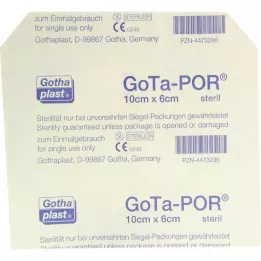 GOTA-POR Wondpleister steriel 60x100 mm, 1 st