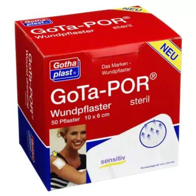 GOTA-POR Wondpleister steriel 60x100 mm, 50 st