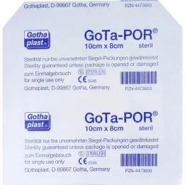 GOTA-POR Wondpleister steriel 80x100 mm, 1 st