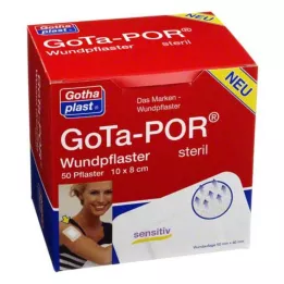 GOTA-POR Wondpleister steriel 80x100 mm, 50 st