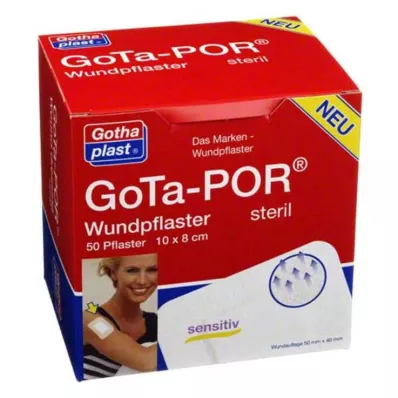 GOTA-POR Wondpleister steriel 80x100 mm, 50 st